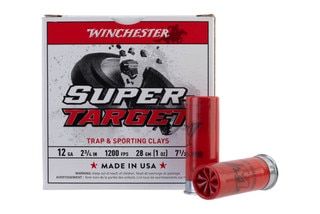 Winchester Super Target clay and trap ammunition.